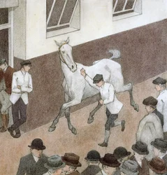 Mostrando los pasos, Aldridge, c.1914
