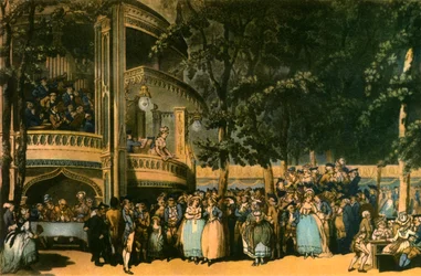 Jardines de Vauxhall, Lambeth, c1785