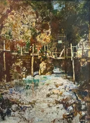 Entrada a la cascada de Ponale