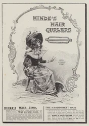 Anuncio, Rulos para el Cabello de Hinde