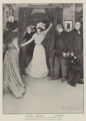 La nueva obra del Sr. H A Jones, Los mentirosos, en el Criterion Theatre