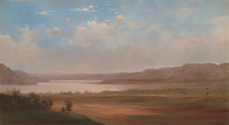 Vista del lago Pepin, Minnesota, 1862
