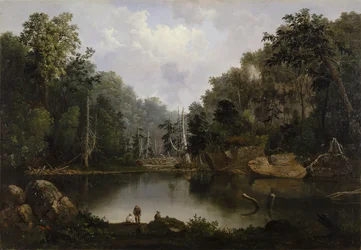 Blue Hole, aguas de crecida, río Little Miami