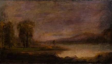 Paisaje con lago, 1864