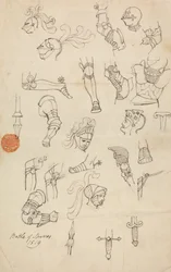 Estudios para la armadura