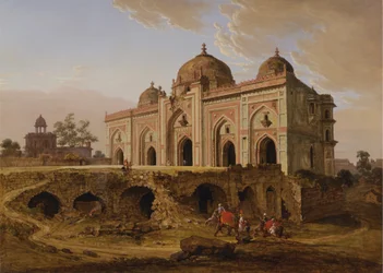 La mezquita de Kila Kona, Purana Qila, Delhi