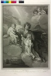 Apoteosis de los difuntos hijos del rey Jorge III de Inglaterra y de su mujer la reina Carlota
