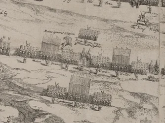 Descripción de los Ejércitos de Caballería e Infantería de Su Majestad y Sir Thomas Fairefax; el día catorce de junio de 1645