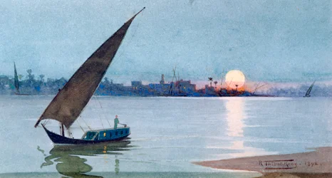 Lago Oriental, Egipto, 1892