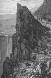 Viajando en los Andes, c1885, 1890