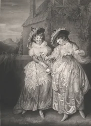 Sra. Ford y Sra. Page de Shakespeare, Las alegres comadres de Windsor, Acto 2, Escena 1, 1793