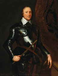 Retrato de Oliver Cromwell 1599-1698