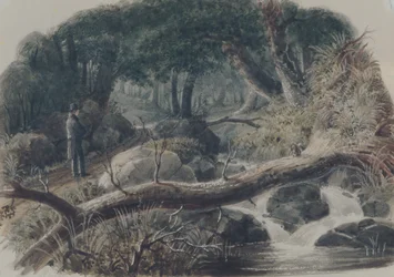 La entrada a un bosque, 1836