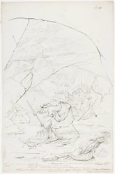 La madre de Lemminkäinen en Tuonela