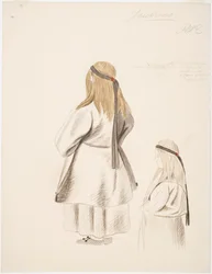 Campesina y niña de Joutseno
