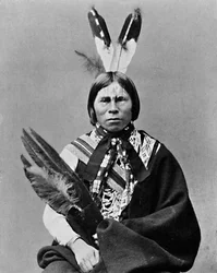 Un indio algonquino, 1912