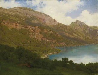 Vista desde el Rigi con vista al lago de Lucerna, 1857