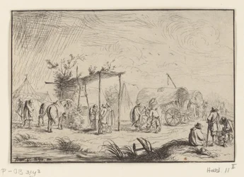 Herrador en un campamento Diferentes campamentos (título de la serie)