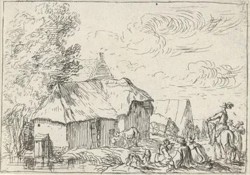 Camping en un pueblo Paisajes con campamentos (título de serie)