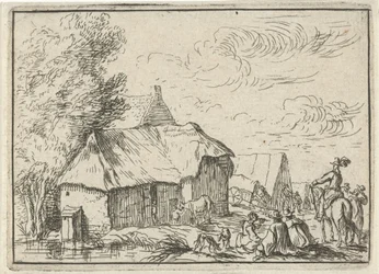 Camping en un pueblo Paisajes con campamentos (título de serie)