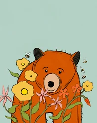 Oso Flor, 2021 (digital)