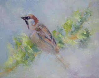 P. Domesticus, 2014 (óleo sobre lienzo)