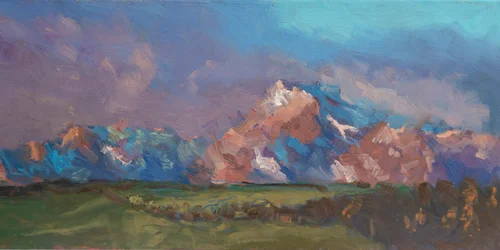 Stood There Amazed, 2023 (óleo sobre panel)