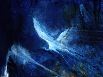 El pájaro azul etéreo