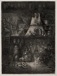Interior campesino en la Haute-Garonne