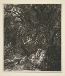 Descanso en la Huida a Egipto