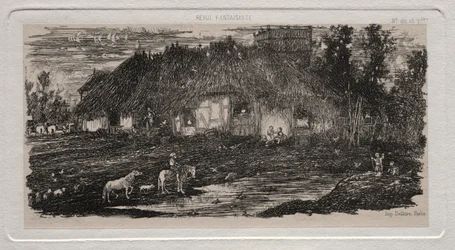 El corral, 1861