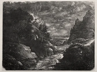 El arroyo de la montaña