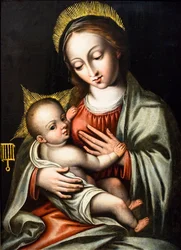 Virgen con el Niño llamada Virgen au grill