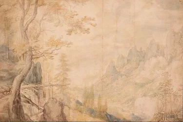 Paisaje Alpino, c.1606-7
