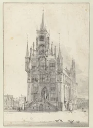 Vista del Ayuntamiento, Gouda