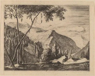 Paisaje Rocoso con Cruz: pl.5
