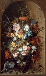 Naturaleza muerta con flor imperial, 1624