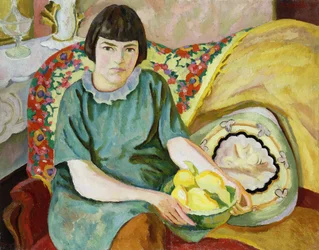 Retrato de Zoum Van den Eeckhoudt, 1915
