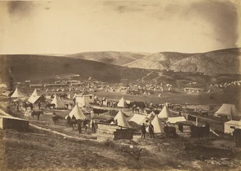 Campamento del 5.º Regimiento de Guardias de Dragones