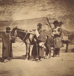 Capitán Burnaby de la Guardia de Granaderos, 1855