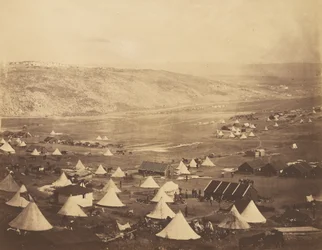 Campamento de Caballería, mirando hacia Kadikoi.
