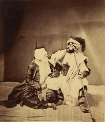 Pareja disfrazada