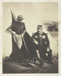 General Bosquet y Capitán Dampière