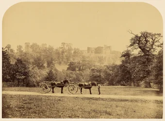 Hardwick Hall, desde el parque