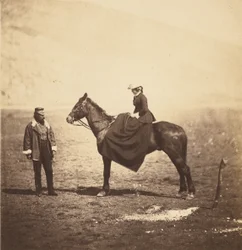 Henry Duberly Esq., Pagador, 8vo Húsares y Sra. Duberly.