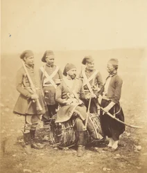 Ismail Pachá y acompañantes