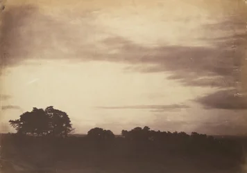 Paisaje con nubes, probablemente 1856