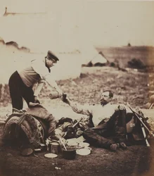 Teniente coronel Edmund Hallewell, 28.º Regimiento de Infantería (The North Gloucestershire), de un álbum de 52 fotografías relacionadas con la guerra de Crimea