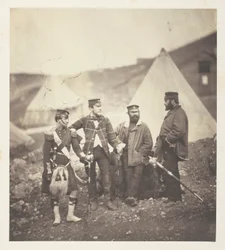 Oficiales del 42.º Regimiento de Highlanders