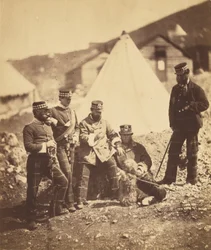 Oficiales del 71.º Regimiento de Highlanders